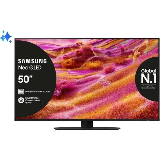 Samsung QE50QN90FAT 50" 4K Neo QLED Smart TV - Sort