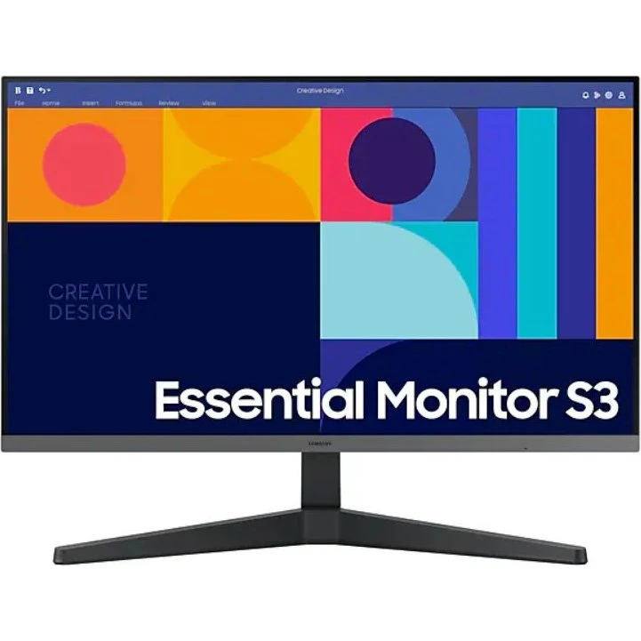 Samsung Essential S3 24" Full HD Monitor S33GC - Sort