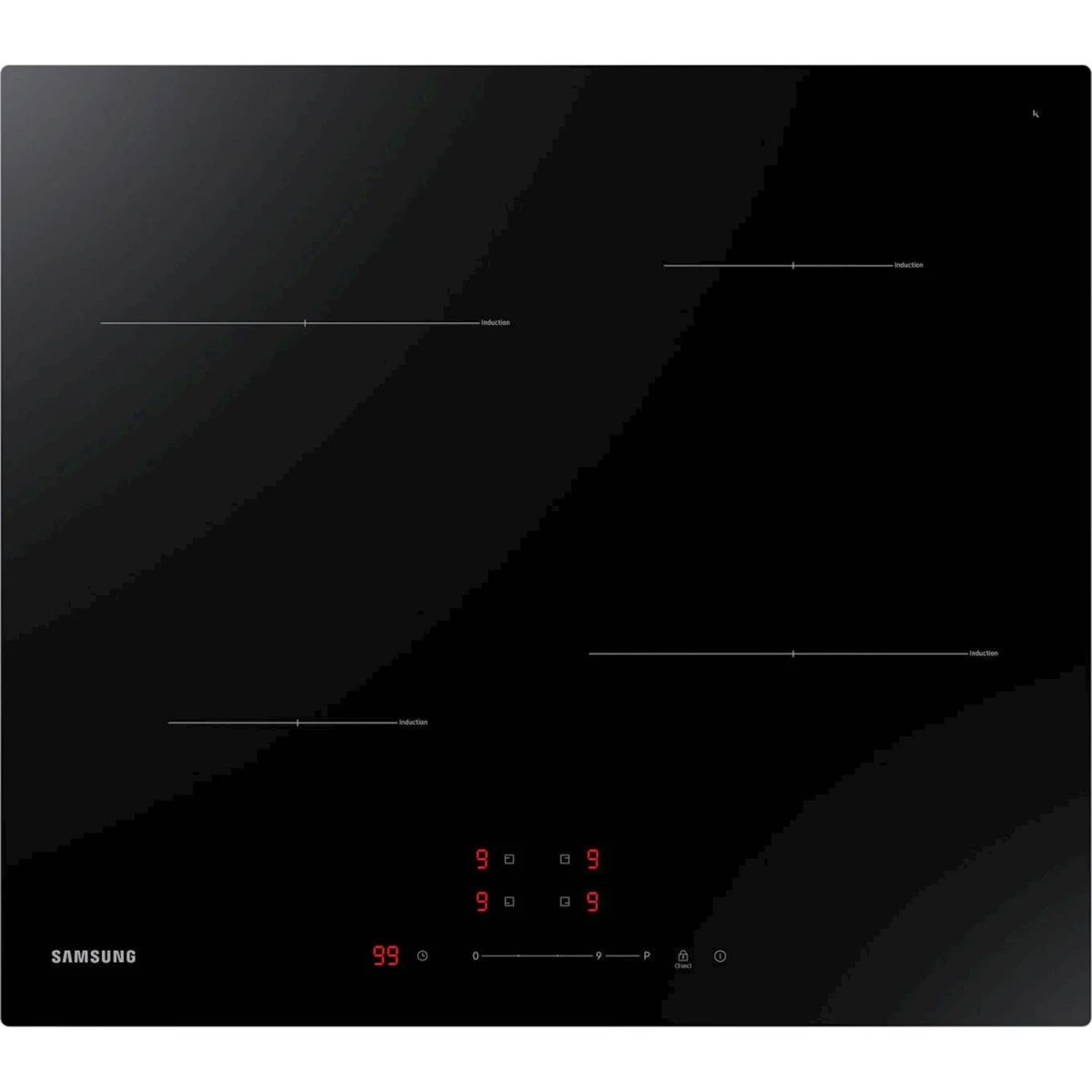 Samsung NZ64T3707A1/UR Induktionskogeplade, Sort, 56 cm