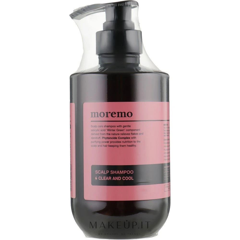 Moremo Clear Og Cool Deep Cleansing Shampoo mod skæl, 500 ml