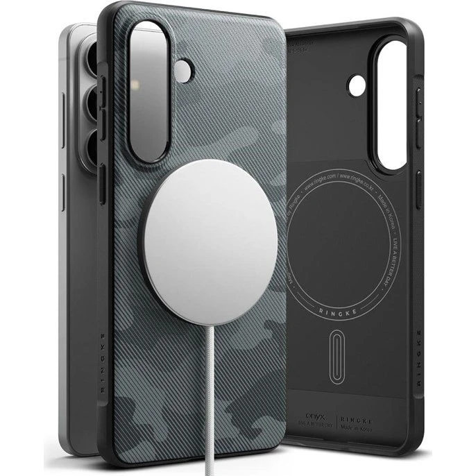 Ringke Onyx MagSafe Case til Samsung Galaxy S26 - Grey/Black