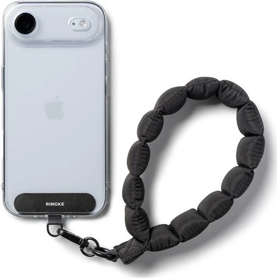 Ringke Holder & Puffer Hand Strap - Black