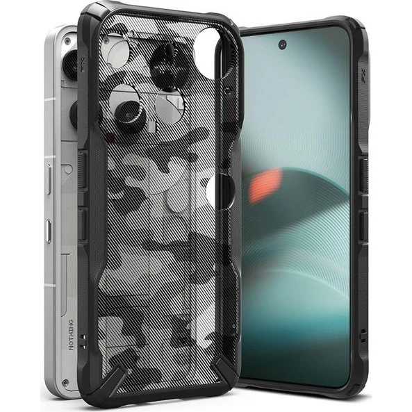 Ringke Fusion X Case til Nothing Phone 3 - Grey/Black