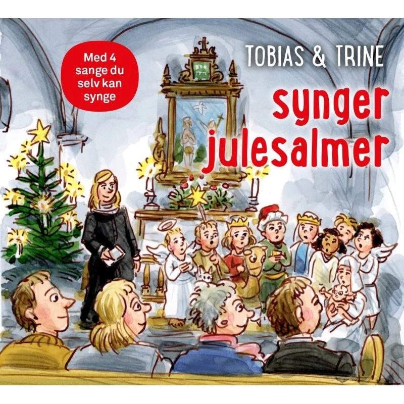 Tobias & Trine synger julesalmer – børnebog (3-8 år)