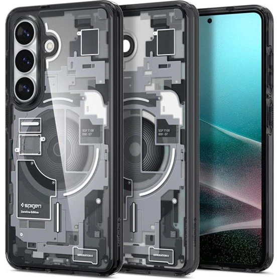 Spigen Ultra Hybrid MagSafe Case til Samsung Galaxy S26 - Clear Black