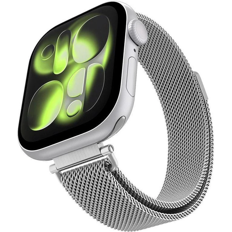Spigen WBM4 Metal Band til Apple Watch 40/41/42mm - Sølv