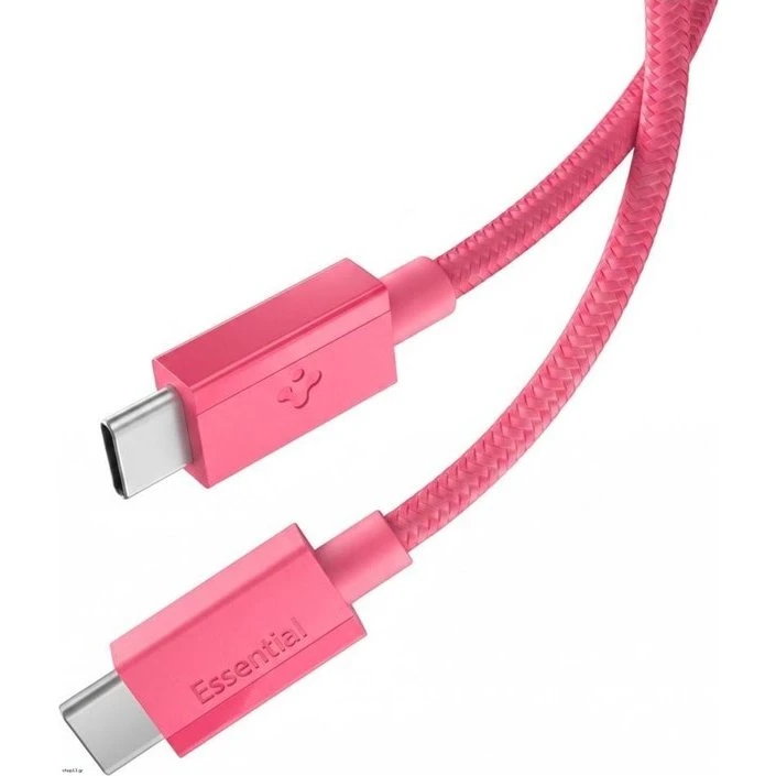 Spigen Essential USB-C til USB-C Kabel 60W - 1m - Pink