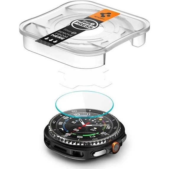 Spigen GLAS.tR EZ Fit Skærmbeskytter til Samsung Galaxy Watch 8 Classic
