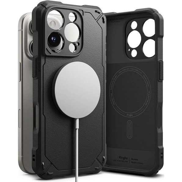 Ringke Rugged Gear MagSafe Case til iPhone 16 Pro - Black
