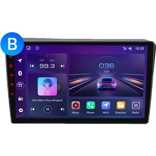 Bilradio med Touchscreen, Multimedia og Navigationssystem