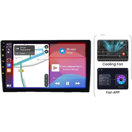 Mercedes-Benz Bilstereo med Navigation & WIFI (2+64GB)