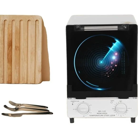 Autoklave 12L 1000W med dobbeltkammer og knapstyring