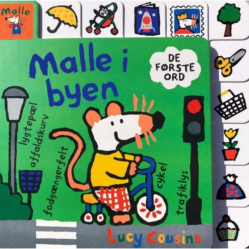 Malle i byen – papbog af Lucy Cousins