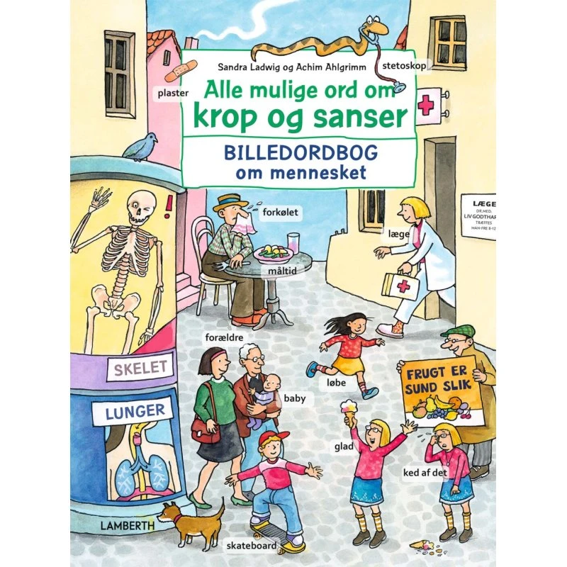Alle mulige ord om krop og sanser – børnebog (hardcover)