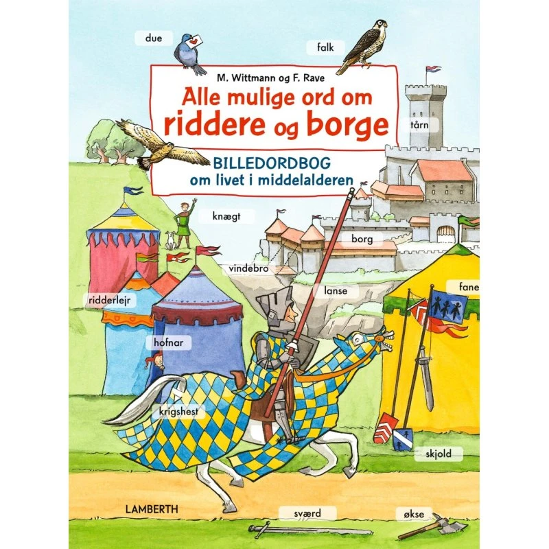 Alle mulige ord om riddere og borge – Billedordbog