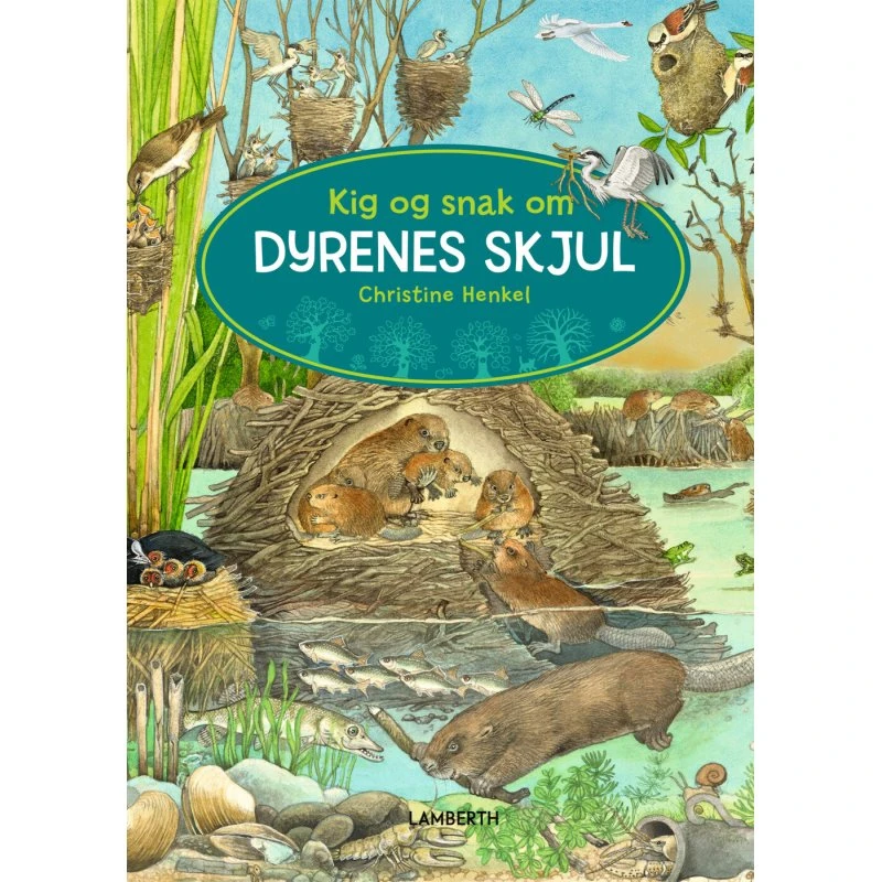 Kig og snak om dyrenes skjul - Papbog