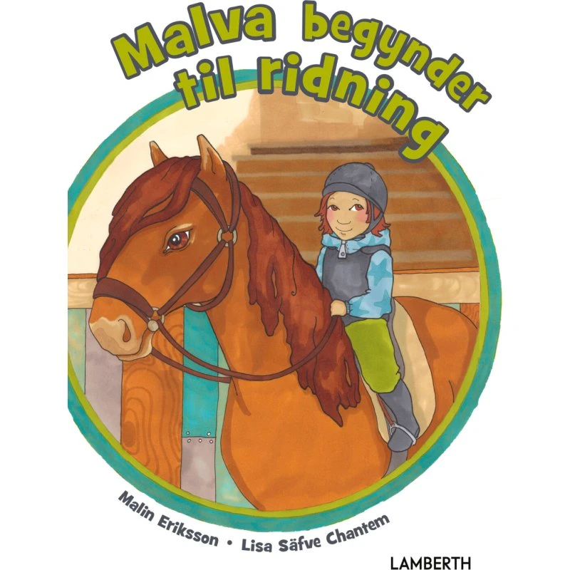 Malva begynder til ridning – børnebog