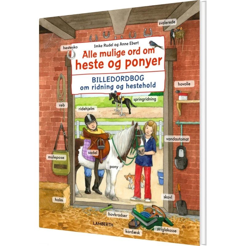 Alle mulige ord om heste og ponyer – billedordbog (hardcover)
