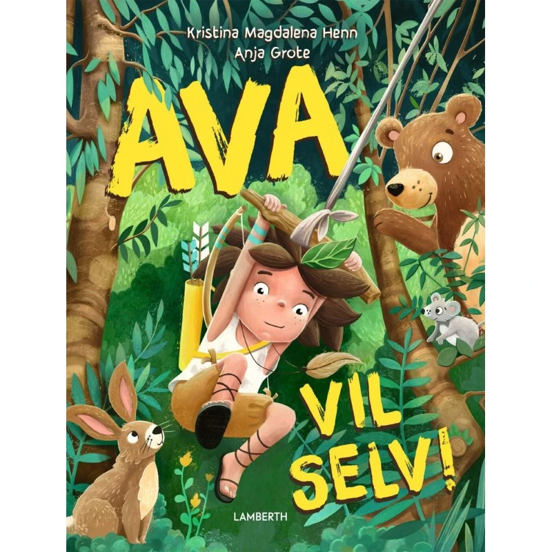 Ava vil selv! – børnebog (hardcover)