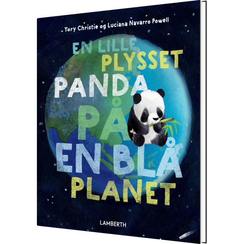 En lille plysset panda på en blå planet – børnebog (hardcover)
