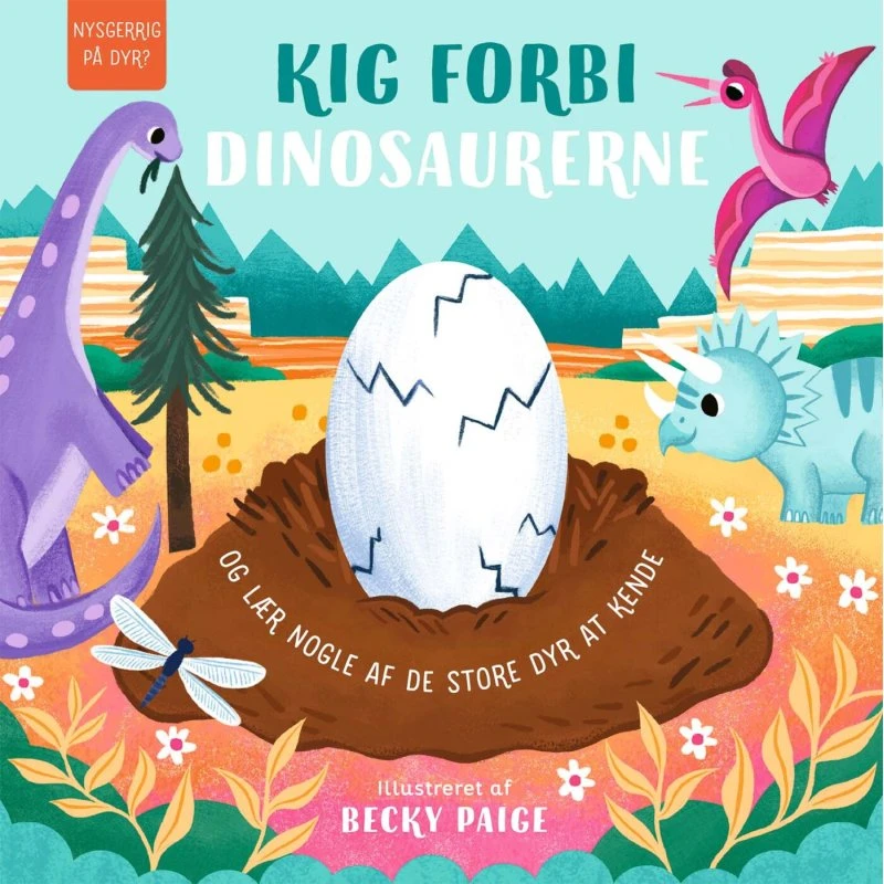 Kig forbi dinosaurerne – interaktiv papbog