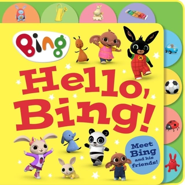 Hello, Bing! - Farverig tabbed board book