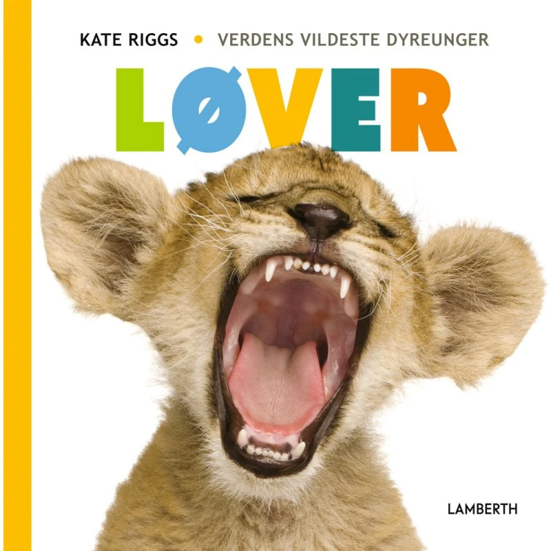 Løver – fotoillustreret børnebog (hardcover)