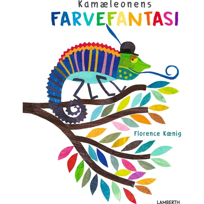 Kamæleonens Farvefantasi – Børnebog (Hardcover)