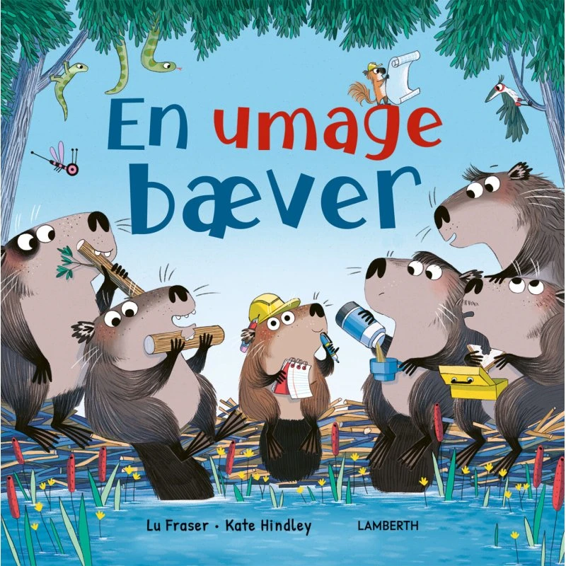 En umage bæver – børnebog (hardcover)