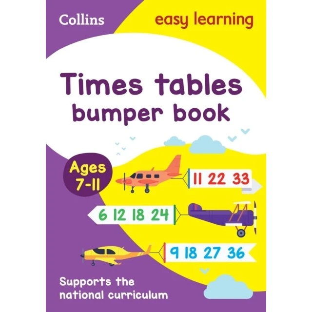 Collins Times Tables Bumper Book Ages 7-11
