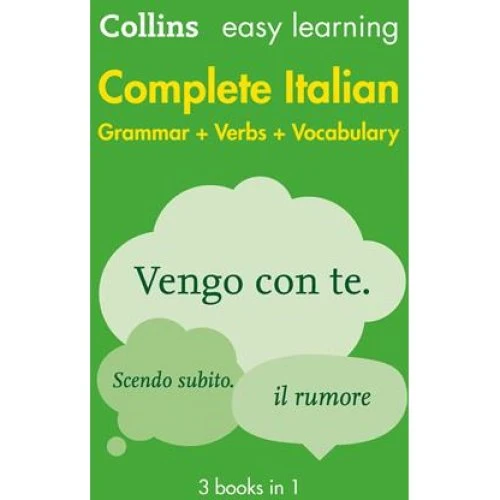 Collins Easy Learning Italian: Grammar, Verbs & Vocabulary (3-in-1)