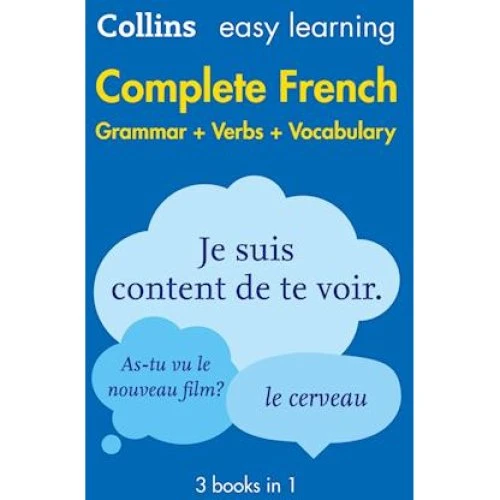 Collins Easy Learning French: Grammatik, Verber & Ordforråd (3-i-1)