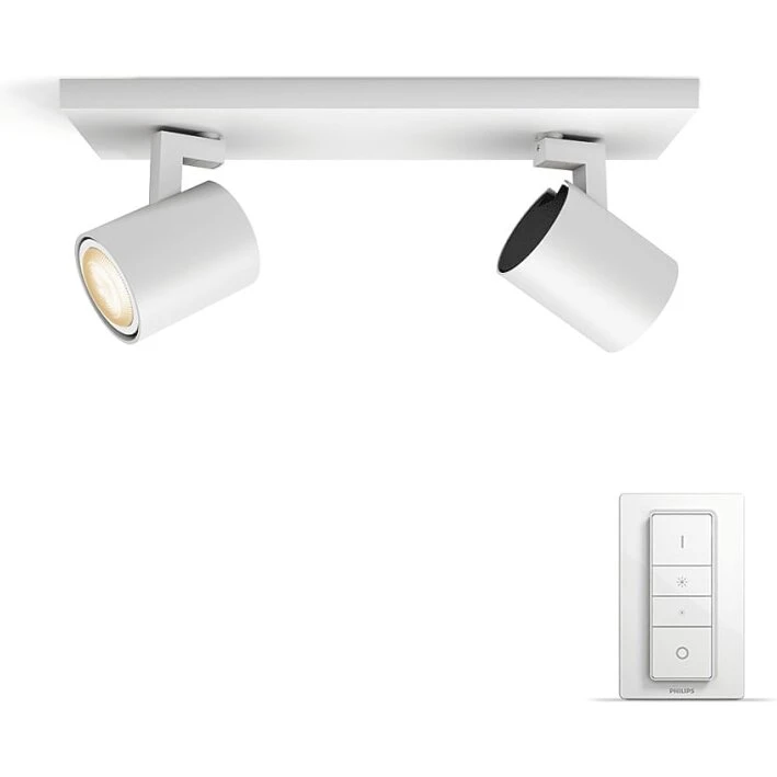 Philips Hue Runner dobbelt spotlamampe, hvid