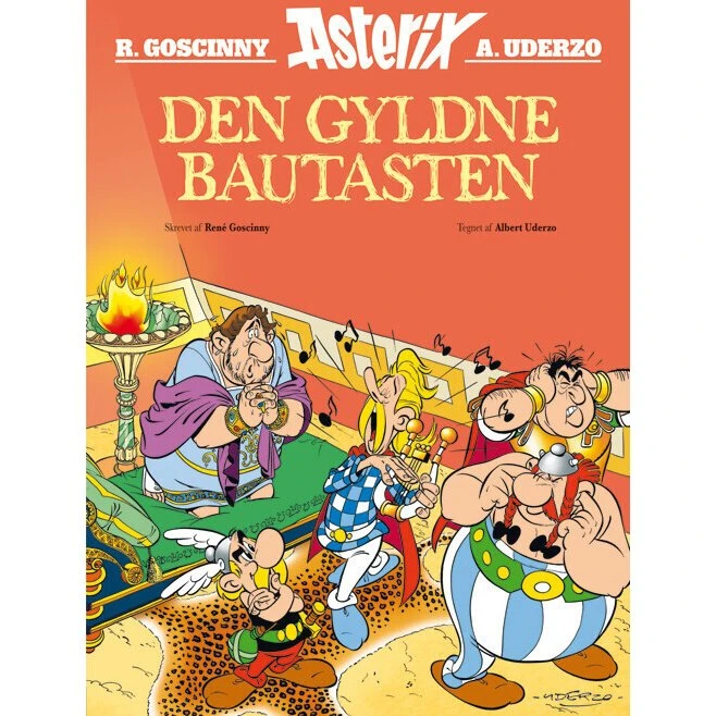 Asterix: Den Gyldne Bautasten (Hardcover)