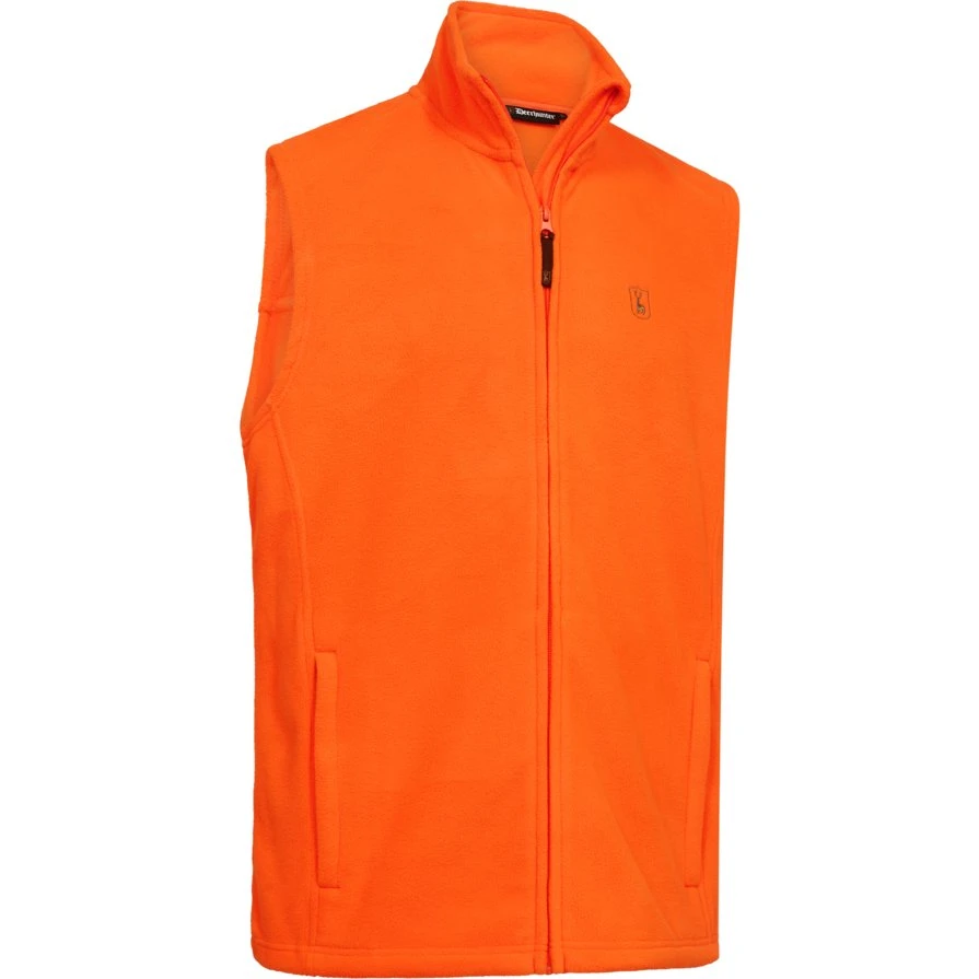 Deerhunter Atlas Light Fleece Vest herre - Safety Orange - S