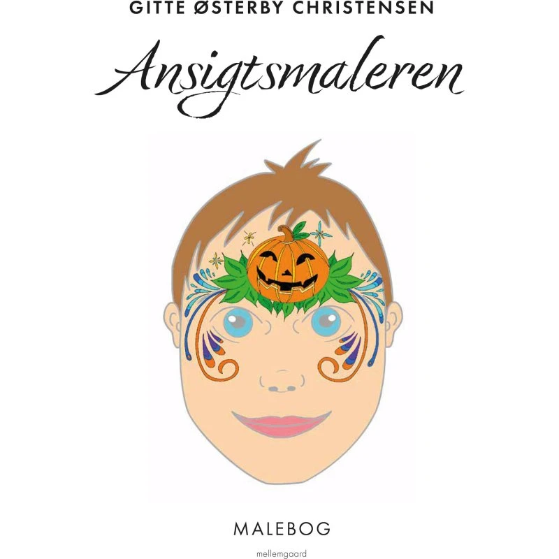 Ansigtsmaleren – 80 motiver (farvelægningsbog)