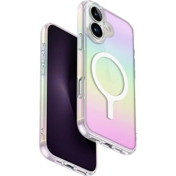 UNIQ Iridescia Magclick Charging Case til iPhone 16 Plus - Multicolor
