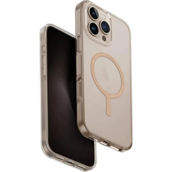 UNIQ Clario Magclick Case til iPhone 16 Pro Max - Clear Gold