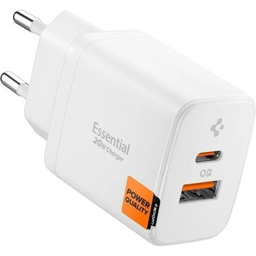 Spigen Essential 20W Wall Charger EE202EU - Hvid