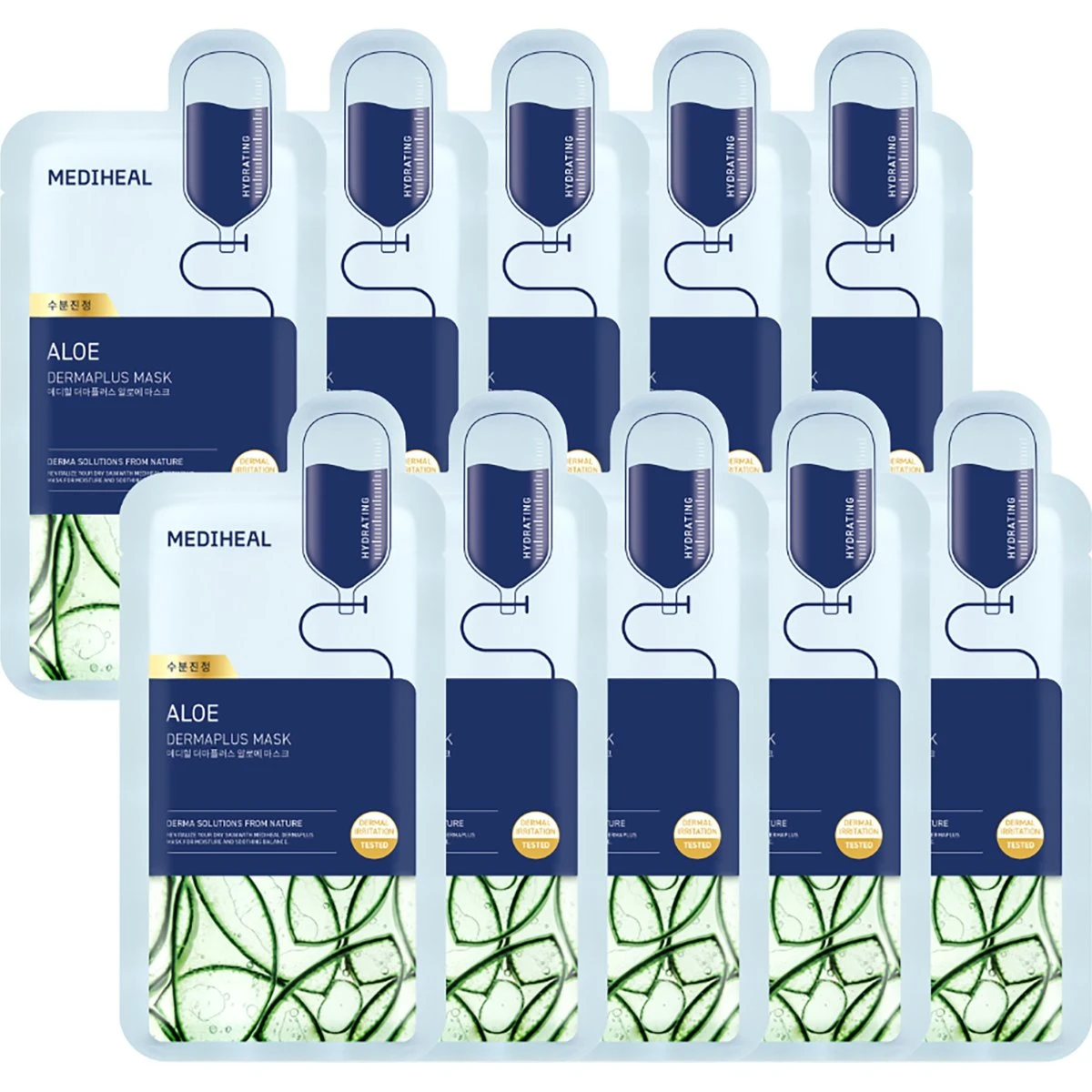 Mediheal Dermaplus Aloe Mask, 10 stk.