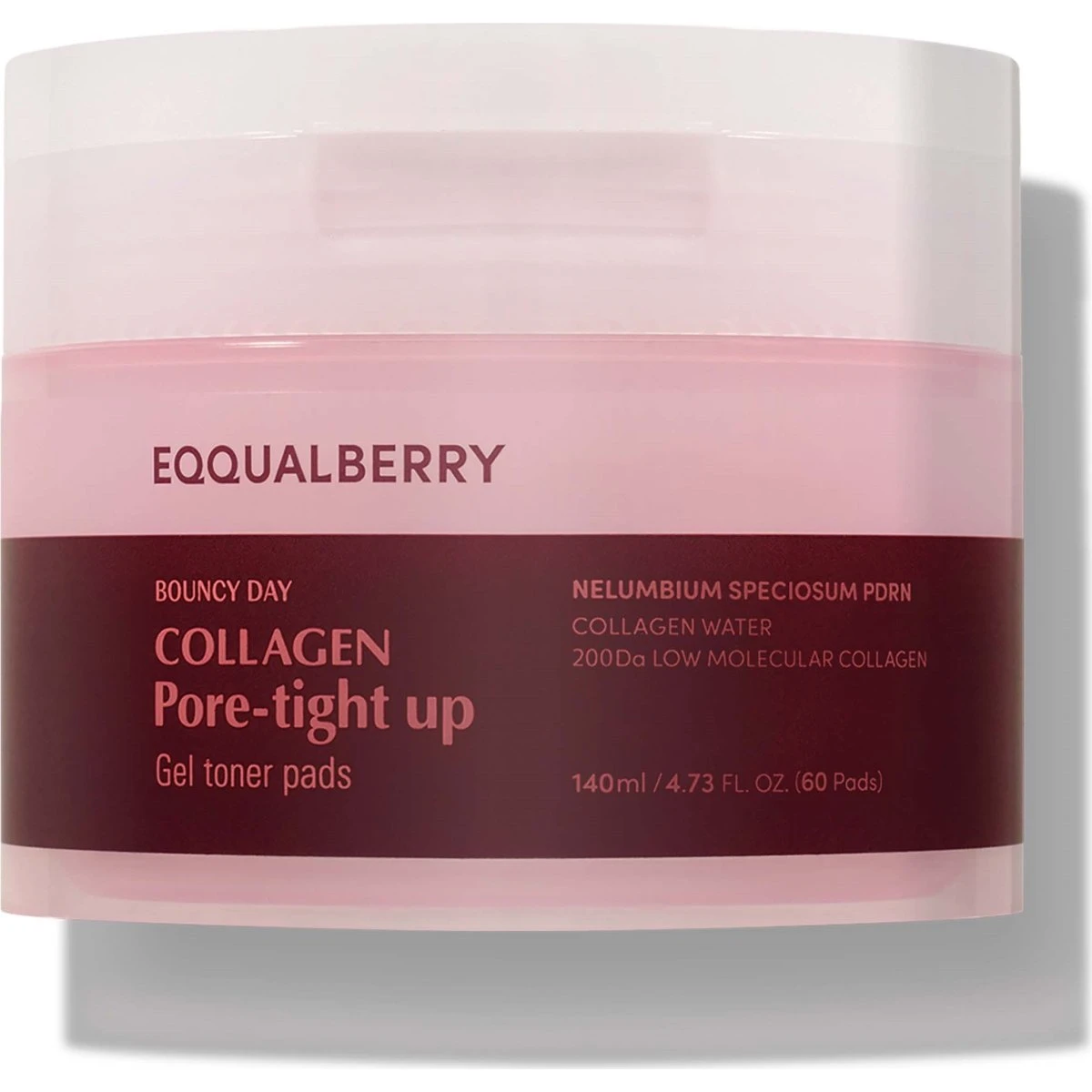 Eqqualberry Collagen Pore-Tight Up Gel Toner Pads 140 ml