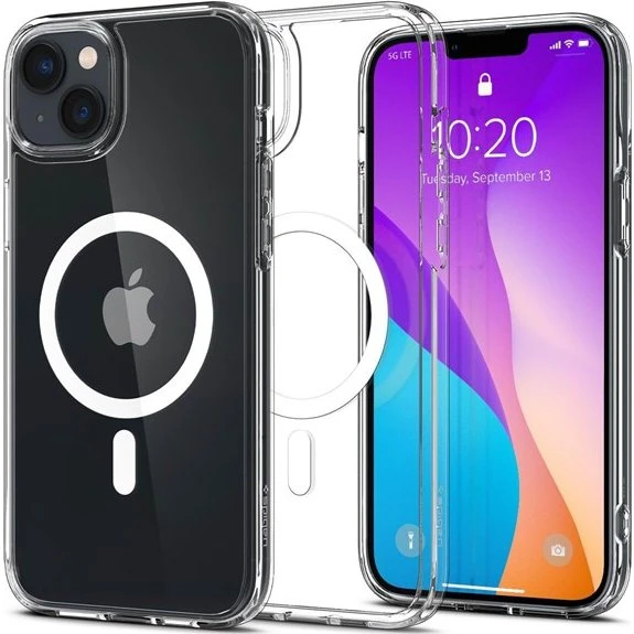 Spigen Ultra Hybrid MagSafe Cover til iPhone 14 - Hvid