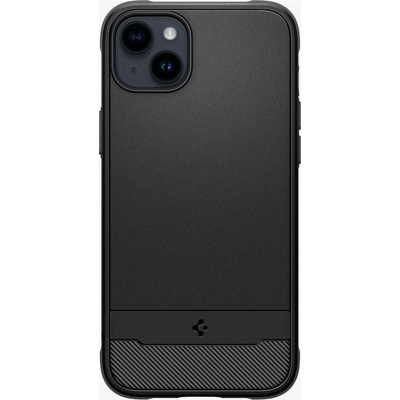 Spigen Rugged Armor MagSafe Cover til iPhone 14 - Matte Black