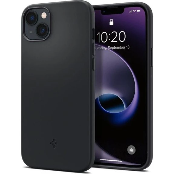 Spigen Silicone Fit Mag Case til iPhone 14 Plus - Sort