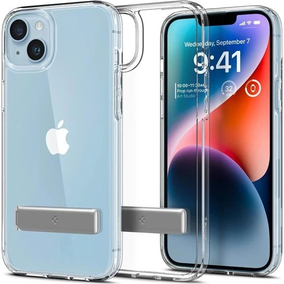 Spigen Ultra Hybrid S Cover til iPhone 14 Plus - Transparent