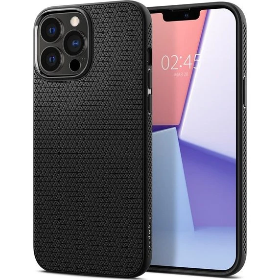 Spigen Liquid Air Cover til iPhone 13 Pro - Matte Black