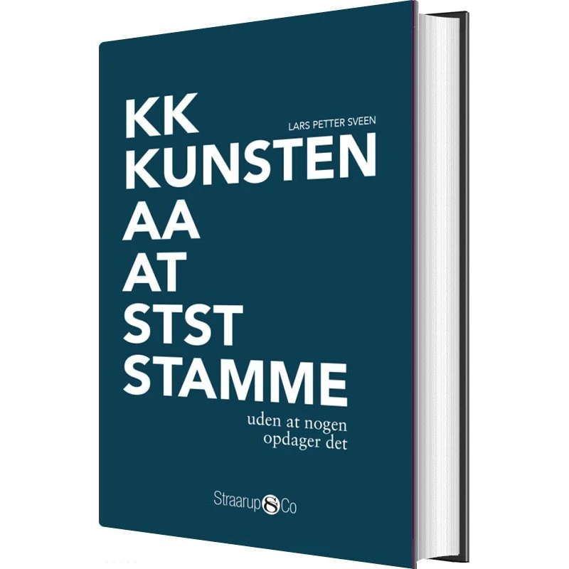 Kunsten at stamme – Lars Petter Sveen (hardback)