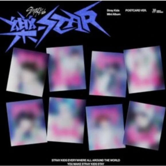 Stray Kids - Star (CD med tilfældig postkort-version)