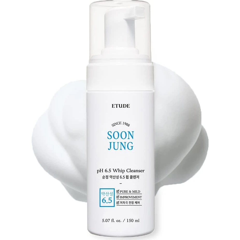Etude Soon Jung pH 6.5 Whip Cleanser 150 ml
