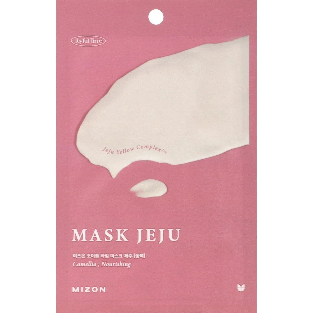 Mizon Joyful Time Jeju Camellia Nærende Ansigtsmaske 23g